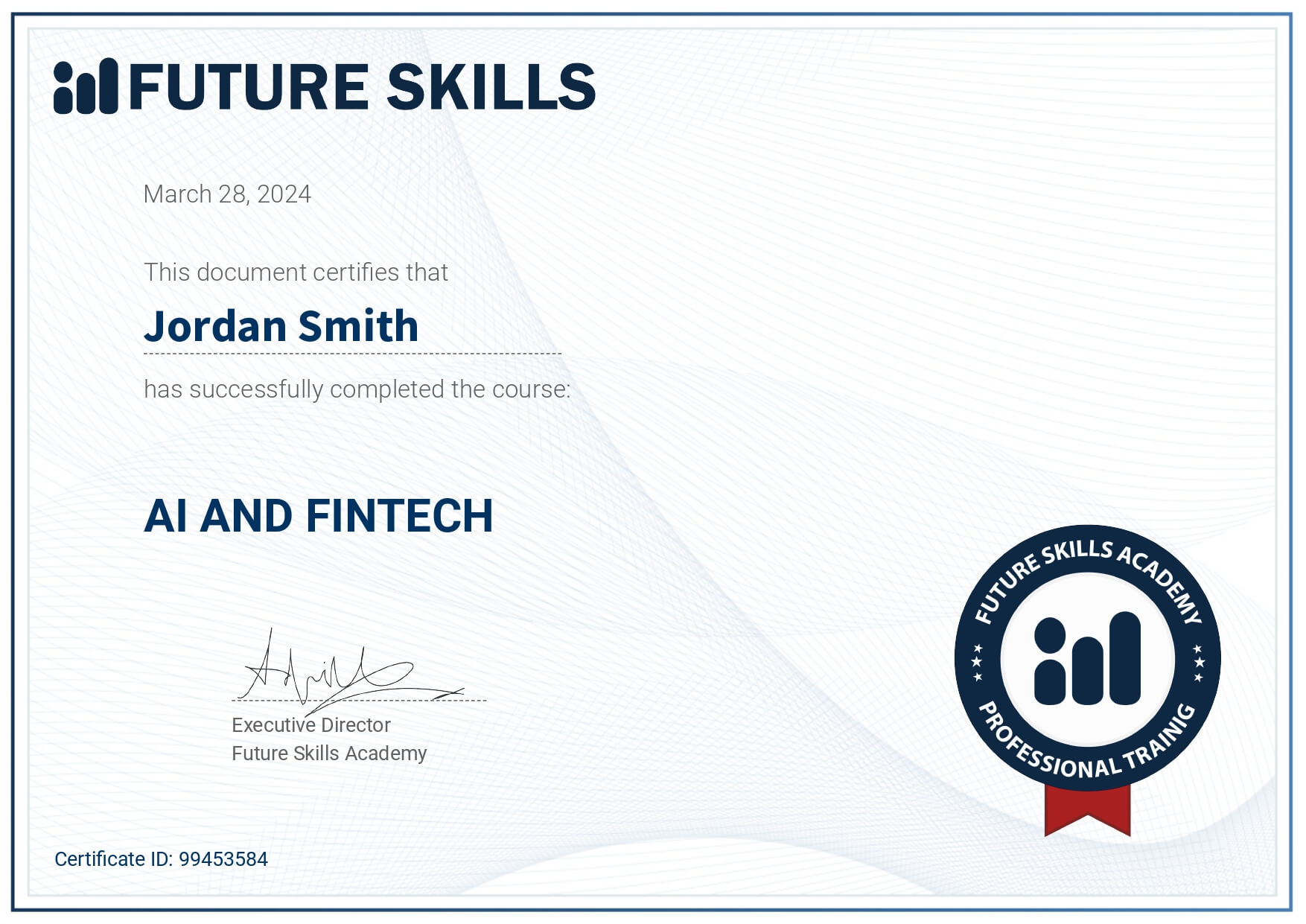 AI and Fintech Course